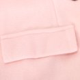 thumbnail image 6 of Viikei Womens Jackets Lightweight,Women's New Fashionable Solid Color Lapel Double Button Woolen Coat Jacket Pink XL, 6 of 6