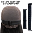 thumbnail image 2 of comerut 1/2Pcs Wig Elastic Band Adjustable with Metal Buckle Comfortable Secure Fit Polyester Fiber Wig Band, 2 of 7