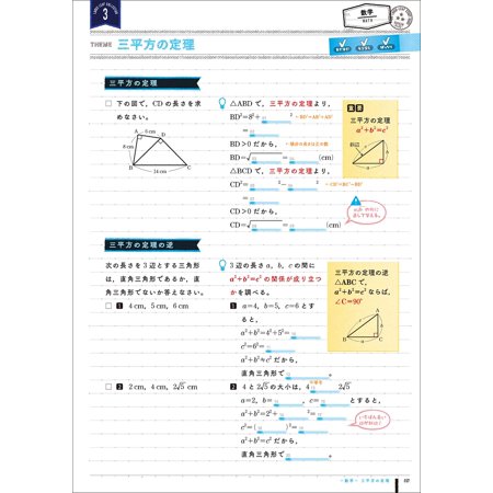 ルーズリーフ参考書 5教科 中3