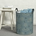 thumbnail image 3 of Laundry Basket, Math Print Quadrant Waterproof Laundry Hamper With Padded Handles, Clothes Hamper For Laundry, Bedroom, Dorm, Towels, Laundry Bin Easy Storage, 3 of 8