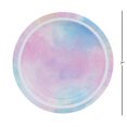 thumbnail image 2 of 7 inch disposable tie dye paper plate, 2 of 4