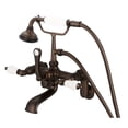 thumbnail image 5 of Water Creation F6-0009-03-CL 3-Handle Claw Foot Tub Faucet with Handshower, 5 of 5