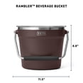 thumbnail image 4 of Cubo para bebidas YETI Rambler Wetlands Brown de acero inoxidable 18/8, 4 of 7