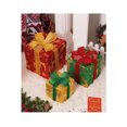 thumbnail image 1 of Toystoory Caja de regalo con adorno de árbol de Navidad para exteriores con luces LED brillantes y caja de regalo pequeña de 15,5 cm. Cada Kits de decoración para fiestas ciervo de navidad, 1 of 6