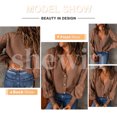 thumbnail image 6 of SHEWIN Womens Button Down Cardigan Sweater Long Sleeve Open Front Knit Outwear Casual V Neck Knitted Tops S-2XL, 6 of 7