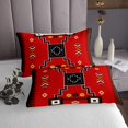 thumbnail image 3 of Erosebridal Green Aztec Coverlet Set King,Hippie Boho Bedding Set,3pcs, 3 of 5