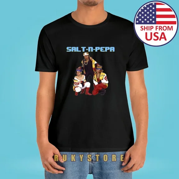 Reprint Rare Salt n Pepa Men's Black Size S-5XL