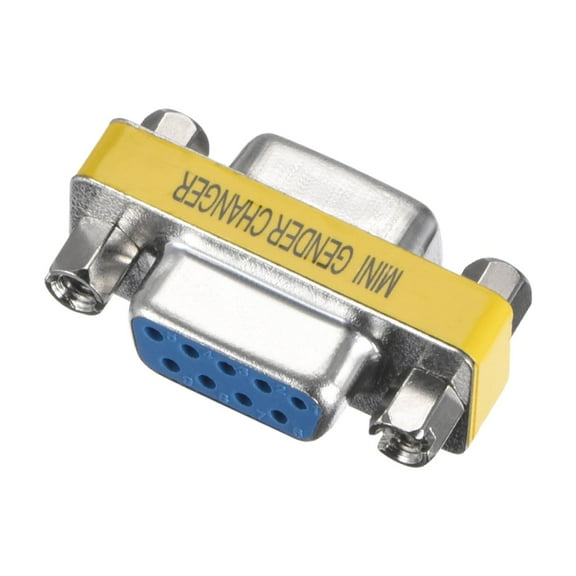 DB9 VGA Gender Changer 9 Pin Female to Female for Serial Applications Blue