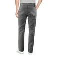 thumbnail image 2 of Men's Slim Fit Casual Skinny Jeans Straight Leg Stretch Cotton Denim Pants (Dark Grey, 34 x 32), 2 of 4