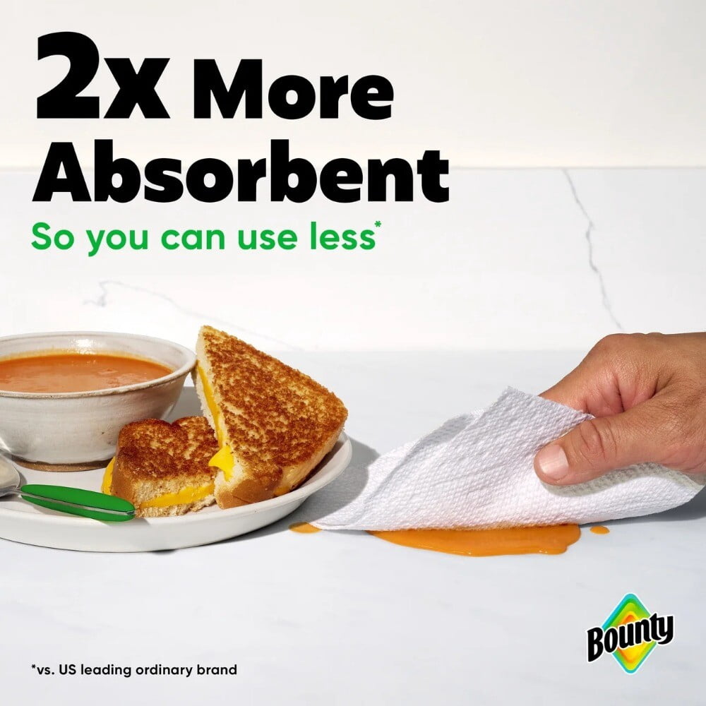Paper Towels Select-A-Size White, 6 Triple Rolls, 123 Sheets Per Roll