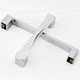 thumbnail image 4 of SENRISE Zine Alloy Door Handle with Screws DIY Home Furniture Drawer Wardrobes Supplies 96mm Silver, 4 of 7