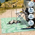 thumbnail image 4 of JONATHAN Y SANTA MONICA 5 x 8 Area Rug, Nevis Palm Frond - Cream/Green, SMB119G-5, 4 of 8