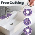 thumbnail image 3 of Pofeuu Skull colorful mushroom Print Splash Guard for Sink Faucet Sink Gadgets-Splash Guard Behind Faucet Drip Catcher for Kitchen, Bathroom,Sink Mat, 3 of 7