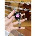 thumbnail image 3 of XiHAMA Bling Diamond Charms Compatible with Apple Watch Bands Charms 46mm 45mm 44mm 42mm 41mm 40mm 38mm 49mm,Sparkle Metal Sliding Decorative Rings Bracelet for iWatch Ultra/2 Series 10-3 Women, 3 of 5