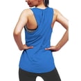 thumbnail image 3 of Womens Cross Back Active Tank Tops Workout Yoga Exercise Gym Racerback Tops, 3 of 4
