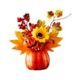 thumbnail image 1 of simhoa Fall Pumpkin Decor Artificial Pumpkin Decoration for Shelf Fireplace Kitchen Style G, 1 of 8