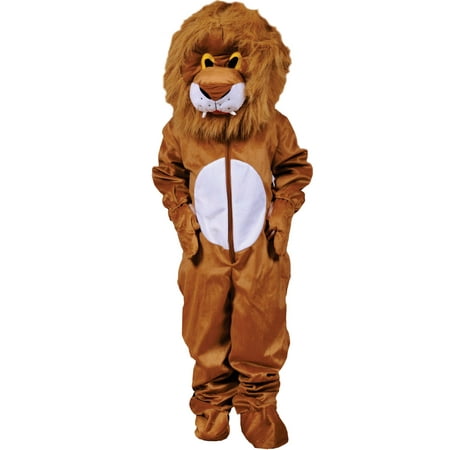 Dress Up America Plush Lion, Brown, One Size