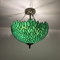 thumbnail image 2 of Enjoy Décor Lamps 16-Inch Tiffany Ceiling Light with 2-Light Stained Glass Bowl, 2 of 5