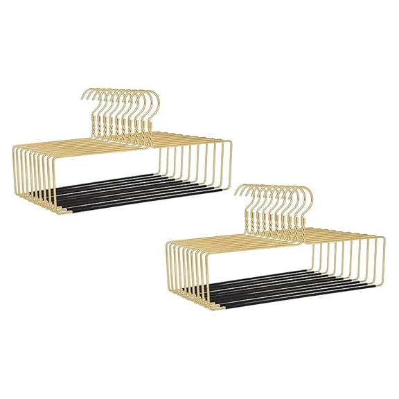 BNHHYYDS Blanket Hangers 20 Pack - Heavy Duty Wide Hangers for Comforters, Quilts, Tablecloths - Non-Slip Vinyl Coated Closet Storage