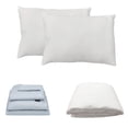 thumbnail image 1 of Protector Spring Air Matrimonial + Sábanas Softy Platino + Almohada Frosty 2, 1 of 7