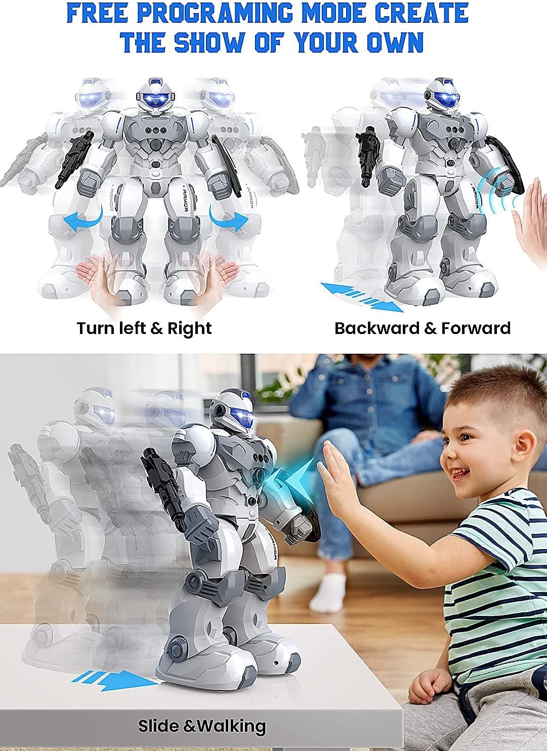 Jelly Comb RC Programmable Walking Dancing Robot photo 4