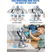 RC Robot Toys for Kids,Large Programmable Remote Control Smart Walking Dancing Robot Toy Gift with Gesture & Sensing for Age 6 7 8 9 10 Year Old Boys for Birthday Gift Present