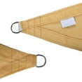 thumbnail image 6 of Triangle Sun Shade Sail (16x16x16') for UV Ray Cover (Desert Sand Yellow), 6 of 8