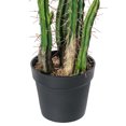 thumbnail image 4 of Vickerman 56.5" Artificial Green Cactus, Black Plastic Planters Pot., 4 of 5