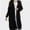 Black, variant on Women's Casual Long Cardigan Sweater - Open Front Lightweight Coat - Long Sleeve Knit Cover-Up