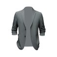 thumbnail image 5 of Segolike Suit Jacket Men Mens Suit Coats, Versatile Mens Sport Coats and s for Business Wedding Gift Celebrations , Gray Green 2XL, 5 of 8