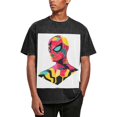 thumbnail image 1 of Spider-Man 230g Vintage Washed Drop Shoulder T-Shirt - Iron On, 1 of 7