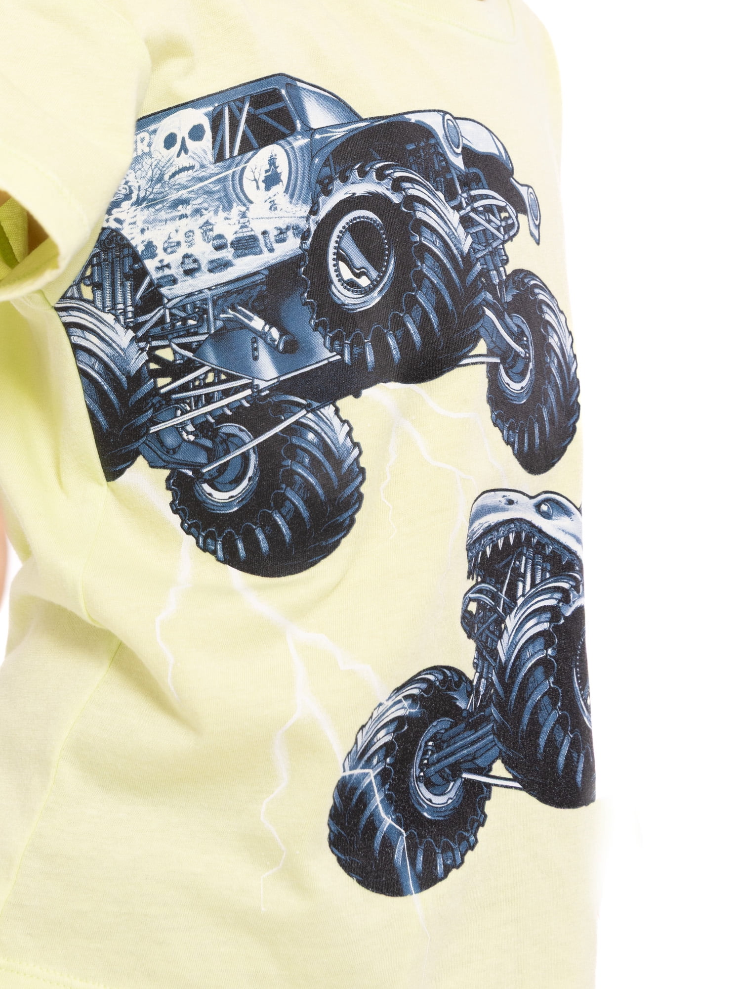 Monster Jam Baby and Toddler Boy Short Sleeve Graphic Tee and Shorts Set, 2 Piece, Sizes 12M-5T