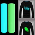 thumbnail image 5 of Blue Patrón de impresión termoadhesiva de vinilo de transferencia de calor que brilla en la oscuridad para camisetas, sombreros y cascos, 5 of 5