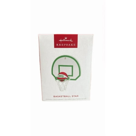 Hallmark 2025 Keepsake Basketball Star Christmas Ornament New with Box
