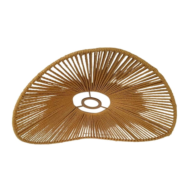 lámpara cuerda tejida, cubierta lámpara techo, cubierta colgante para cocina, sala estar, decoración salón té