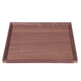 thumbnail image 5 of Bandeja de madera con forma cuadrada de nogal negro, bandeja decorativa de estilo chino clásico Retro para vajilla M, 5 of 5
