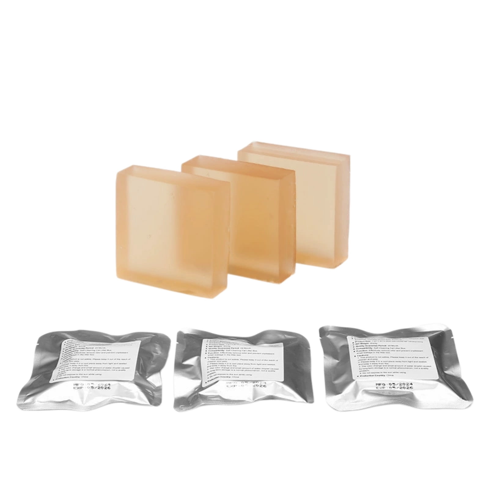 3 Pack Cage Natural Neutralizer For Hamster Rabbit Pig Litter Boxes And Small Animal Habitats Long Lasting Control With Chew Toys Indoor Use 3PCS