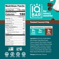 thumbnail image 2 of Brain and Body Plant Protein Bars - Chocolate Mint Chip - 12-Count Low Carb - Gluten Free, High Fiber, Vegan Snacks - Low Sugar Meal Replacement, 2 of 5