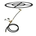 thumbnail image 1 of Stanbroil Natural Gas Fire Pit Burner Ring Installation Kit, Black Steel, 24-inch, 1 of 4