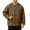 Green, variant on Men's Utility Button‑Front Jacket, Crew Neck, Large Cargo Pockets, Drawstring Adjustable Hem, Lightweight Shell, City‑Walking Outerwear Navy M