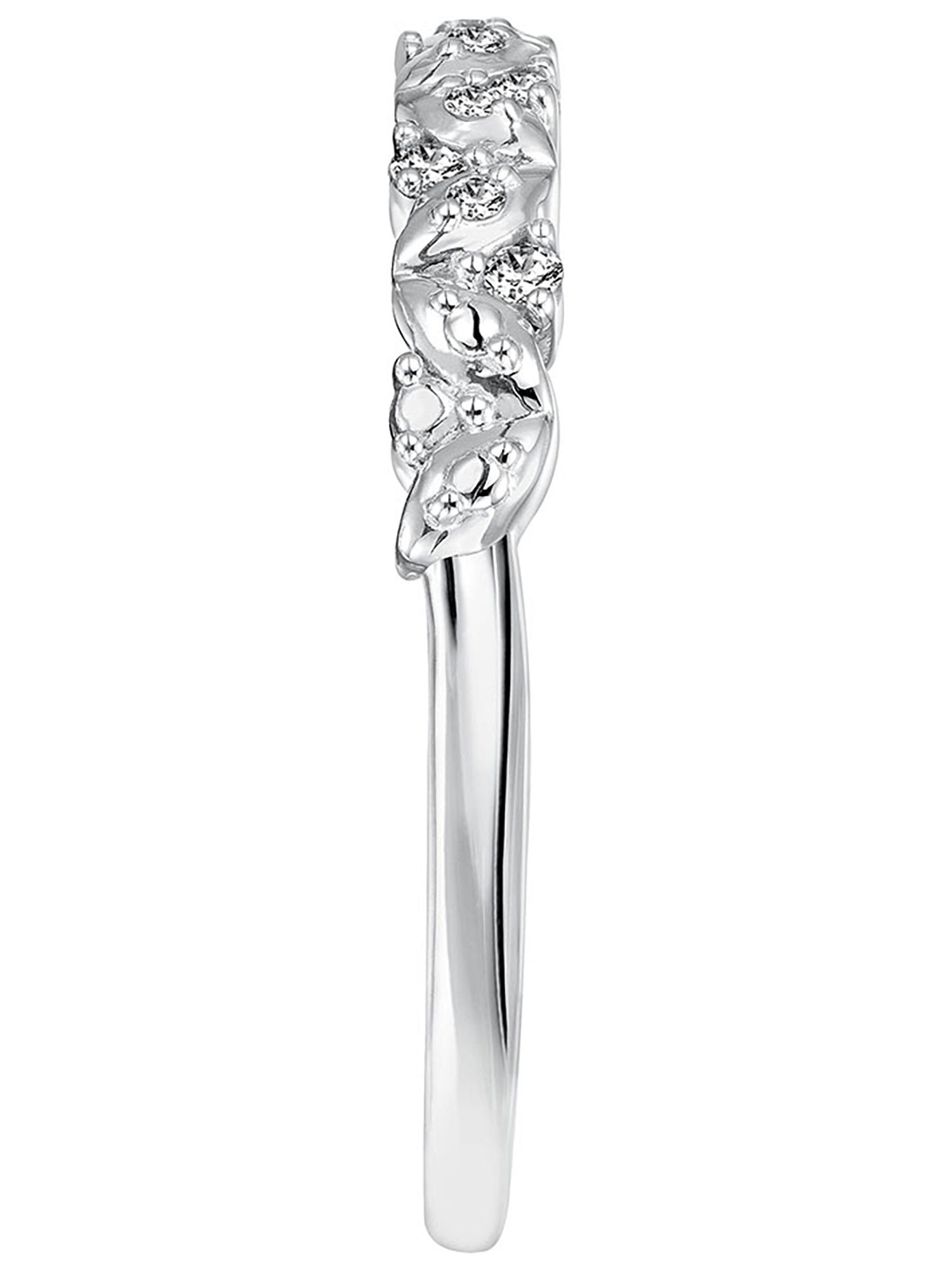 1/10 Carat T.W. Diamond 10kt White Gold "Sweet Rememberance" Women's Anniversary Band