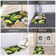 thumbnail image 6 of Uemuo Fresh Avocado Printed Door Mat Indoor Doormat 16"x24",Front Back Door Mats Non Slip Entrance Rugs,Inside Doormats for Entryway, 6 of 9