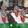 thumbnail image 3 of Escultura solar de mariposas para jardín Homight, 3 unidades, roja para exteriores, 3 of 7