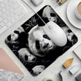thumbnail image 2 of Panda Printed Square Desk Mat Gaming Mouse Pad with Non-Slip Rubber Bottom - 8.3x9.8 Inch Office and Gaming Mouse Pad, 2 of 6