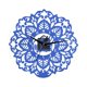 thumbnail image 2 of Reloj de Pared Islámico, Relojes de para Musulmán Eid Ramadan, de Dormitorio, Cocina, Oficina en Casa Azul Baoblaze reloj de pared moderno, 2 of 7