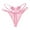 Pink, variant on Seductiva Women Clearance Women's Thongs Womens T Pants Panties Embroidery Lace Transparent Low Waist Hot Massage Pearl Open Crotch Thong Ladies Panties