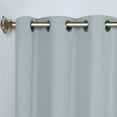 thumbnail image 2 of Superior Blackout Solid Light Filtering Grommet Curtain Panel Set, 42" x 108", Stone Blue, 2 of 8