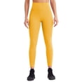 thumbnail image 2 of HXWCHs Seamless Women's High Waist Workout Leggings for Yoga Fitness and Running Comfort L Yellow, 2 of 5