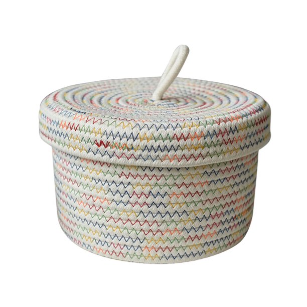 Juguetes Libros Recipientes De Almacenamiento De Ropa Con Tapa Para Dormitorio Blanco 22x14cm Sunnimix Contenedor de almacenamiento de tejido