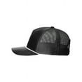 thumbnail image 2 of Richardson 112FPR Rope Trucker Cap-BLACK/ WHITE, 2 of 3